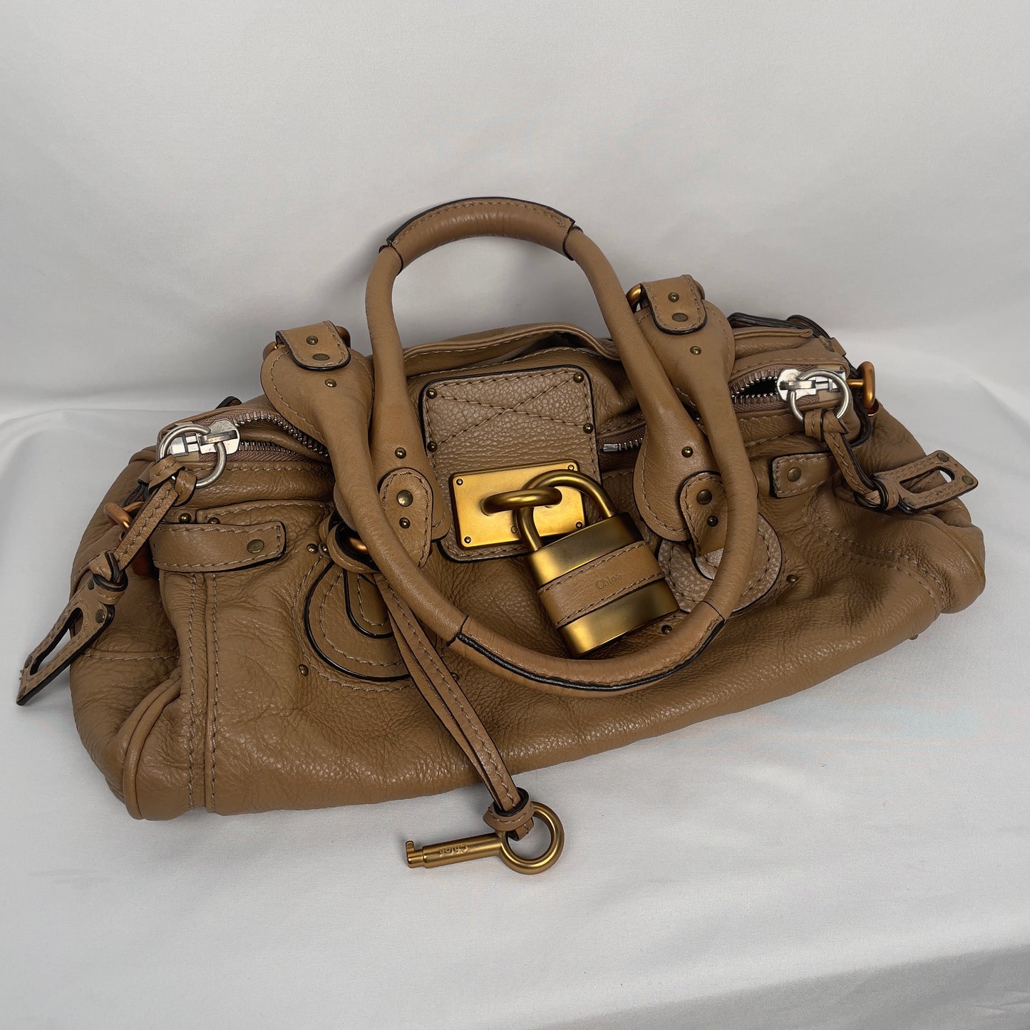 Chloé regular paddington beige