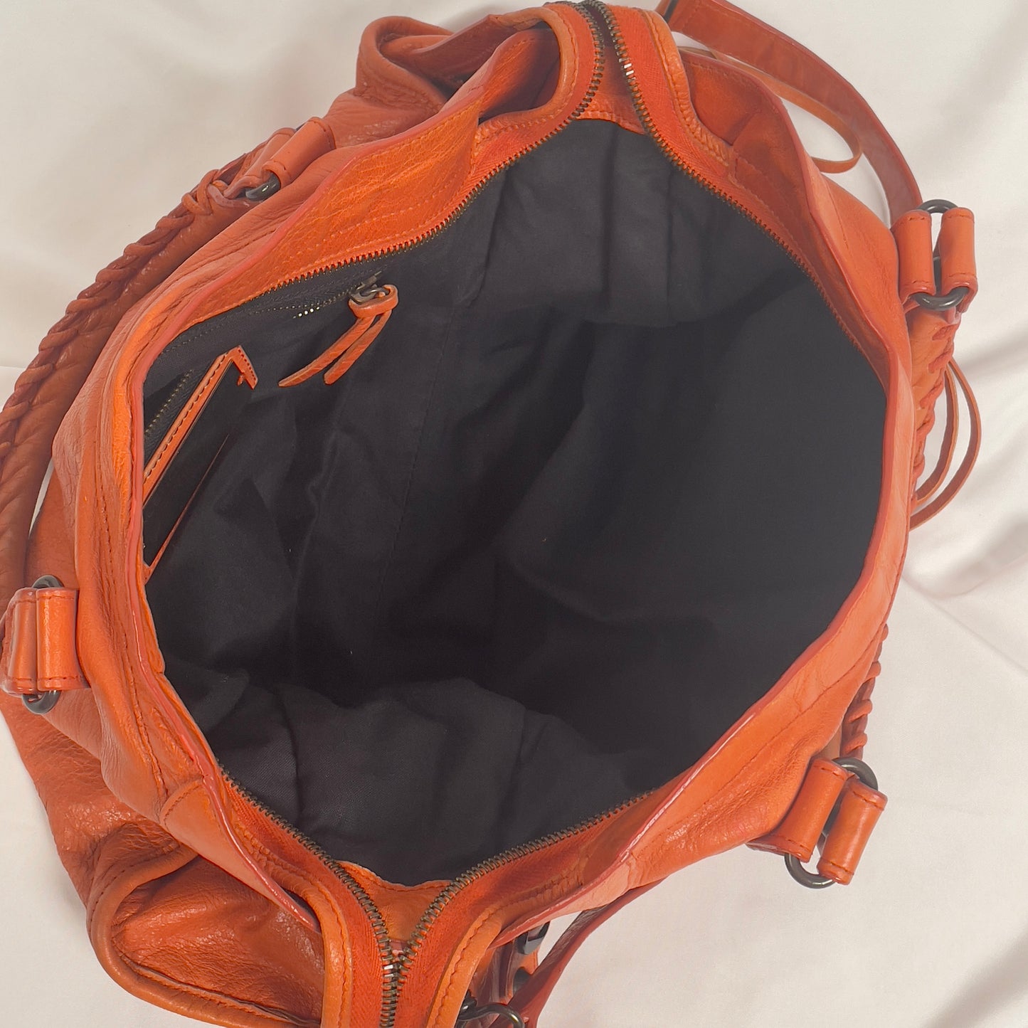 2010 Balenciaga city bag orange