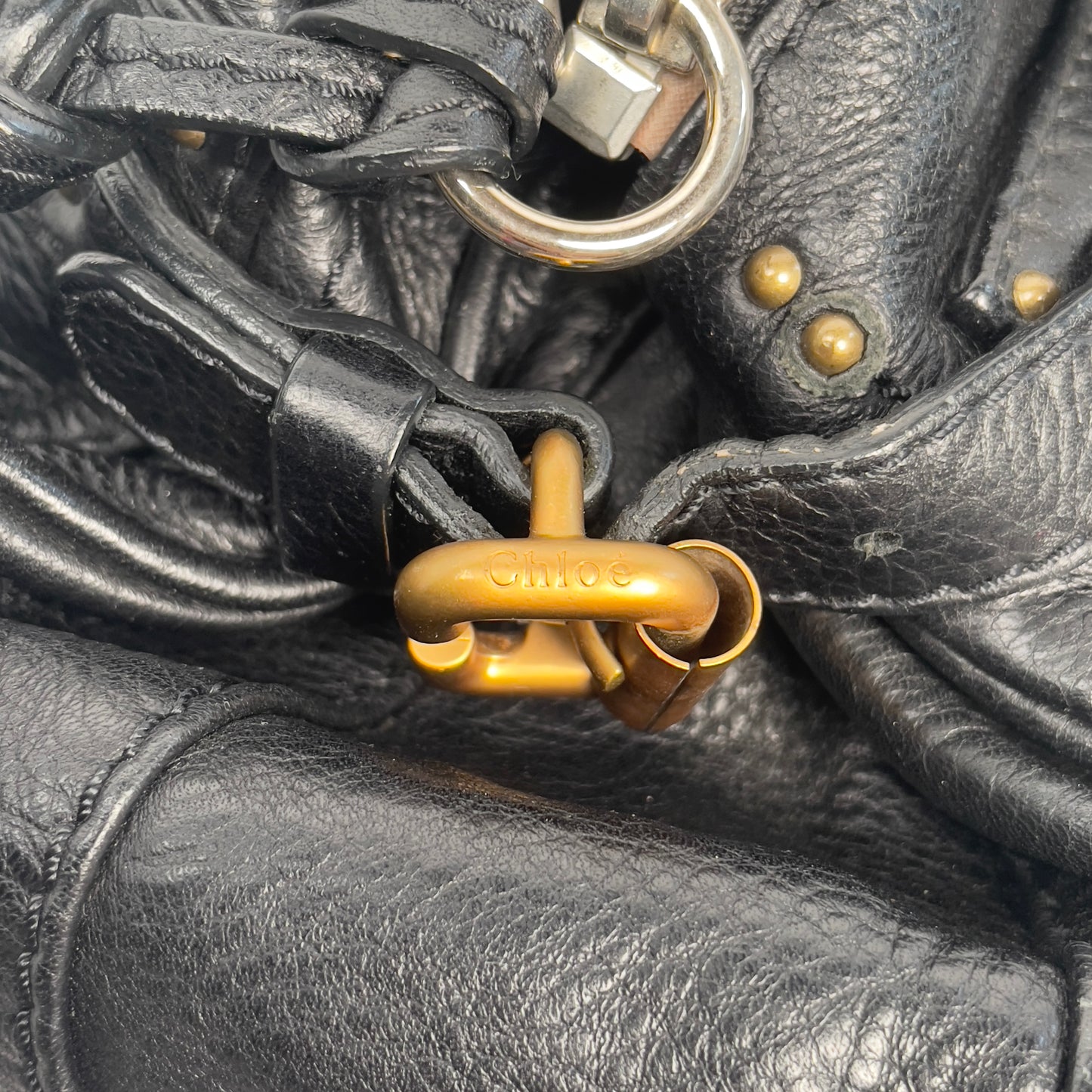 Chloé paddington regular in black