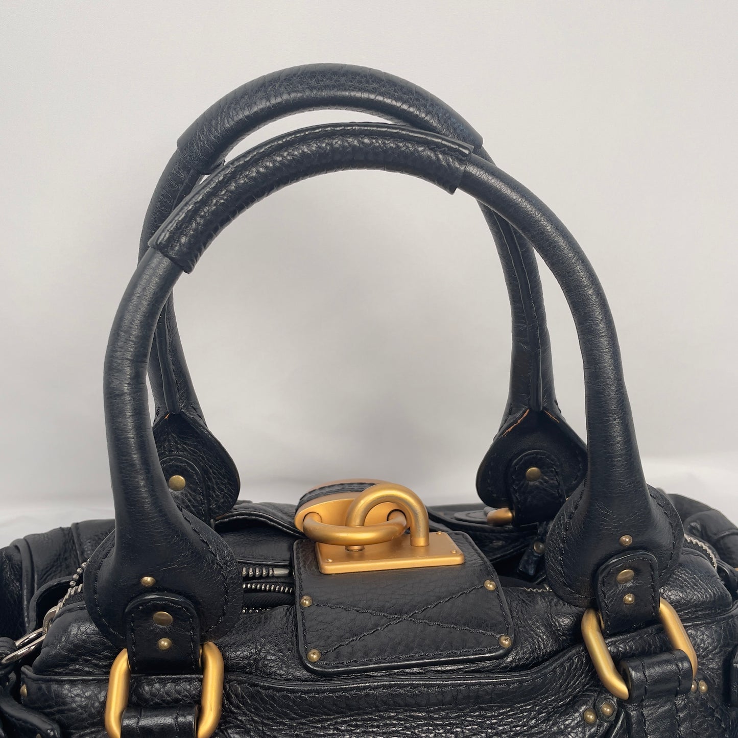 Chloé paddington regular in black
