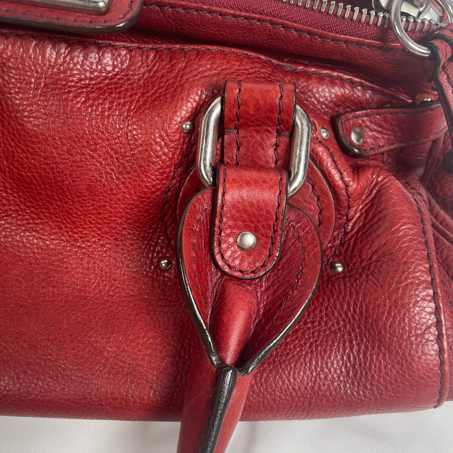 Chloé red paddington