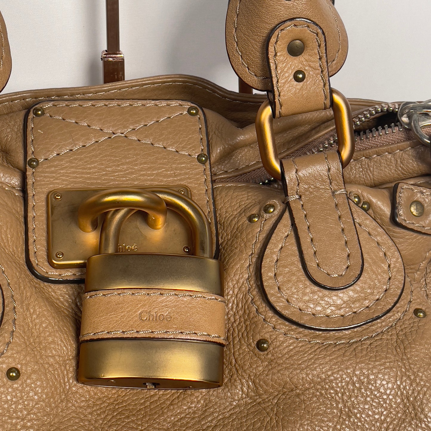 Chloé regular paddington beige