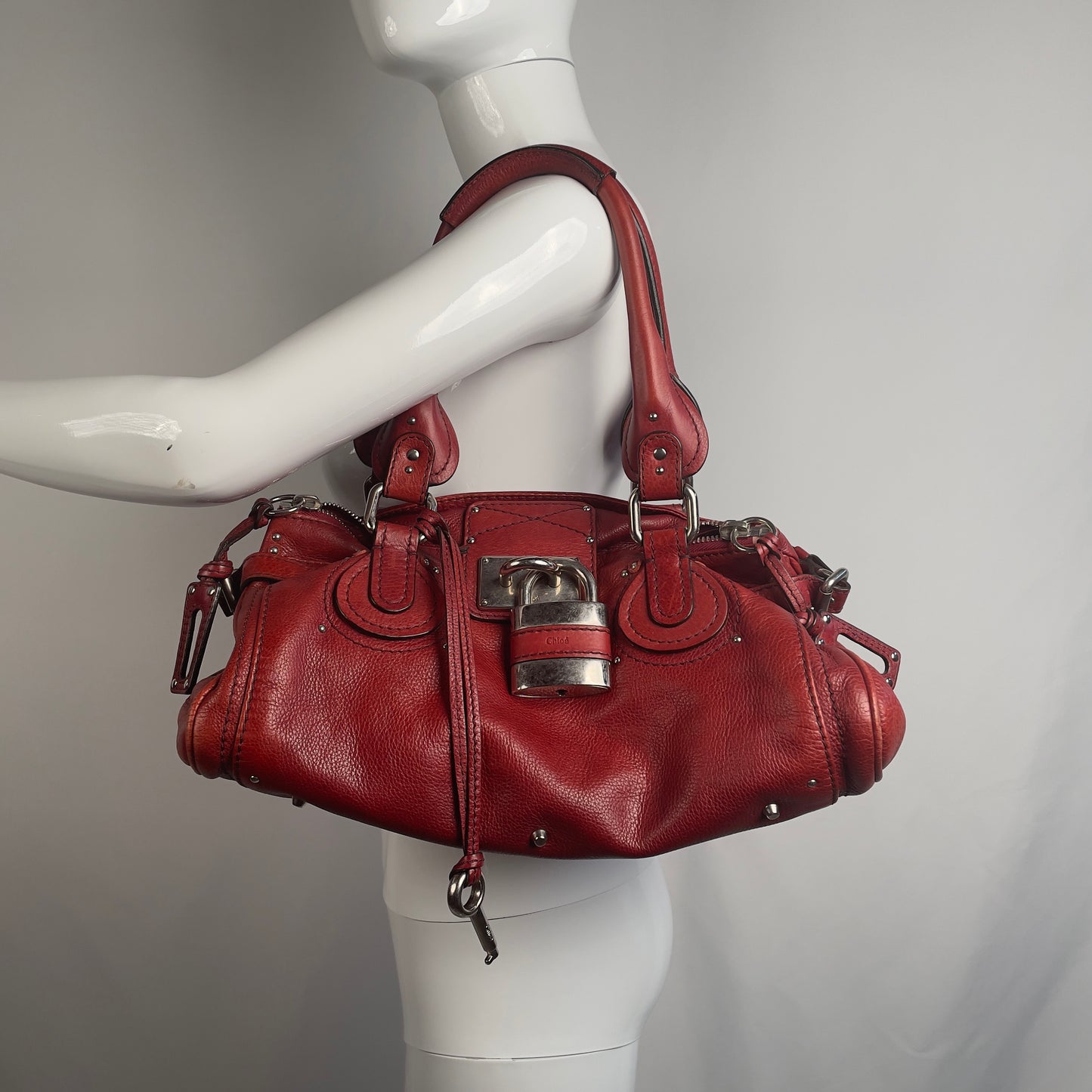 Chloé red paddington