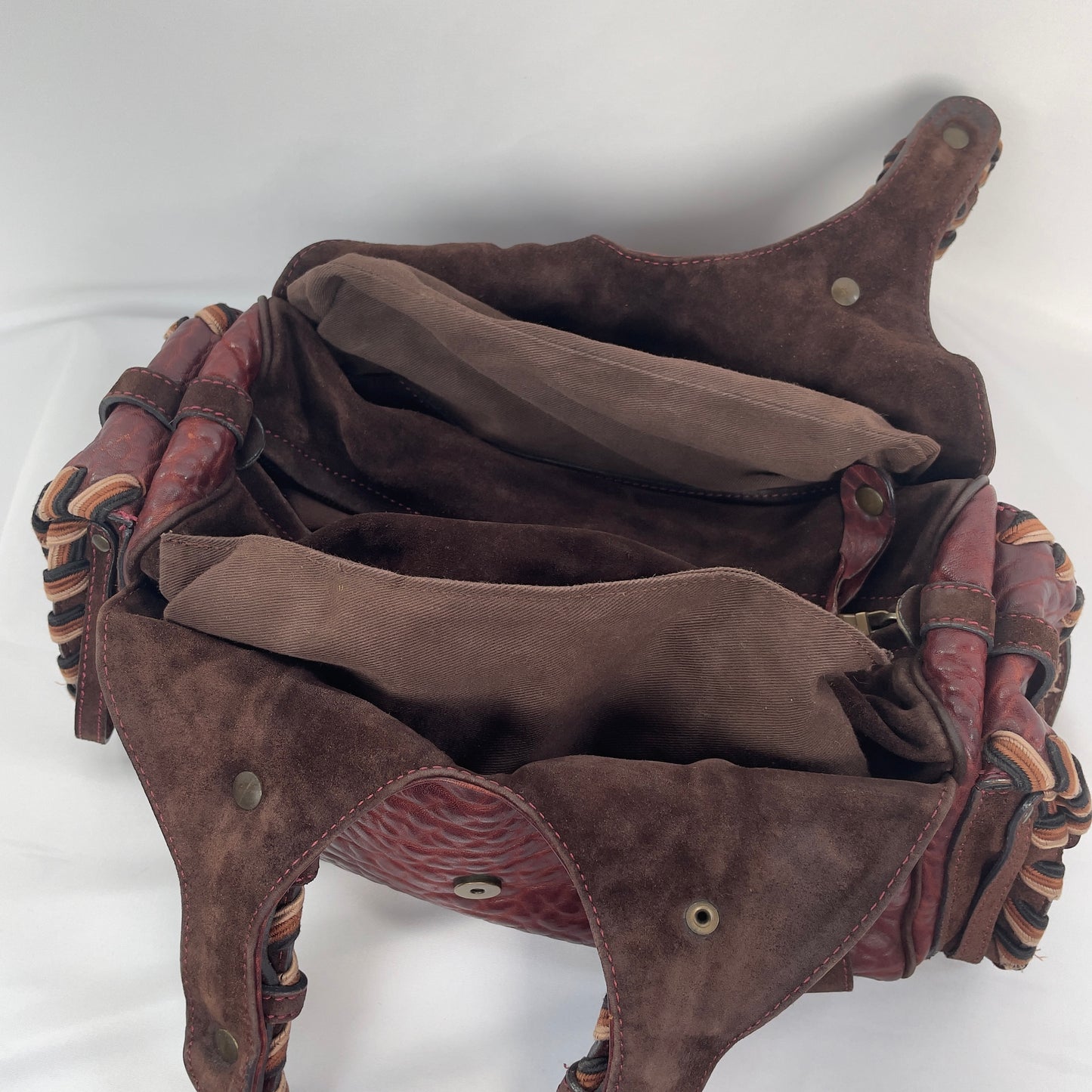 Chloé Maroon Silverado bag