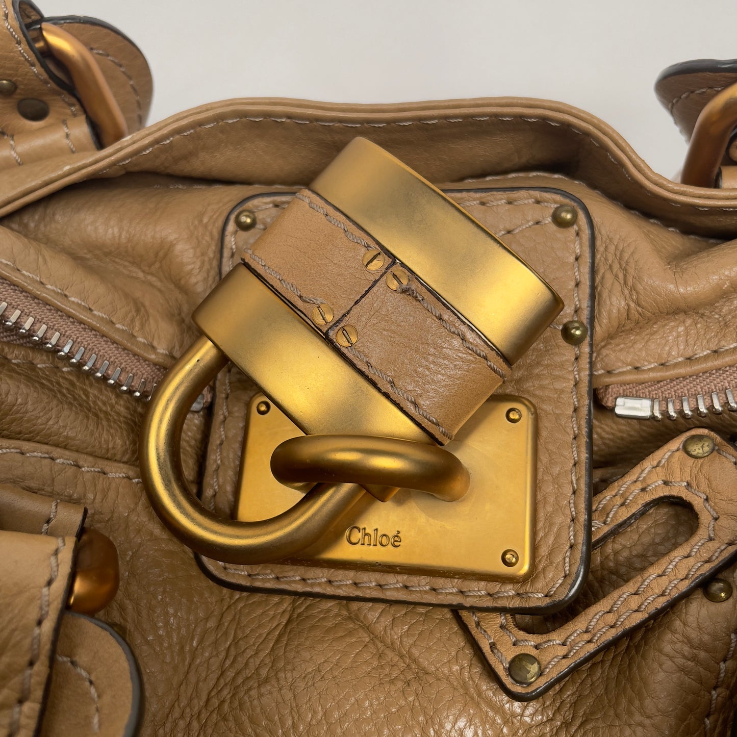Chloé regular paddington beige