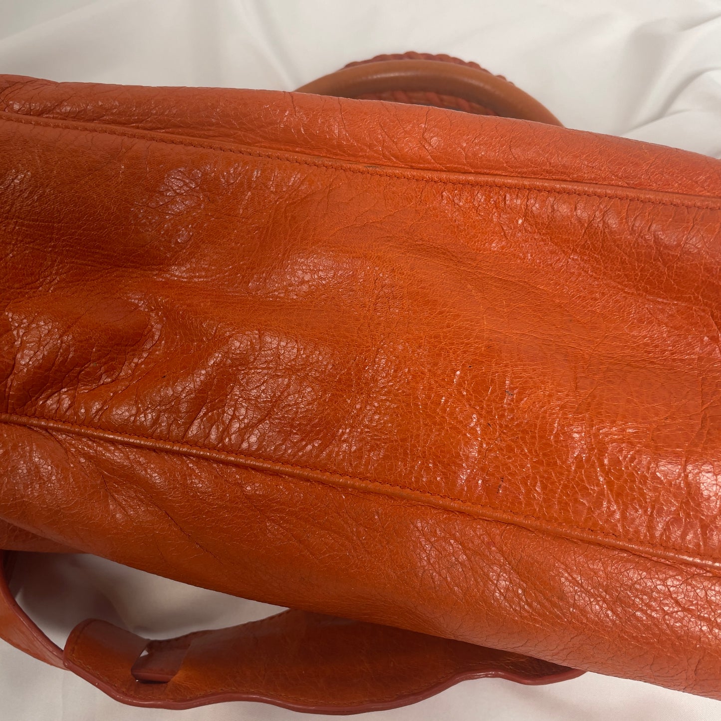 2010 Balenciaga city bag orange