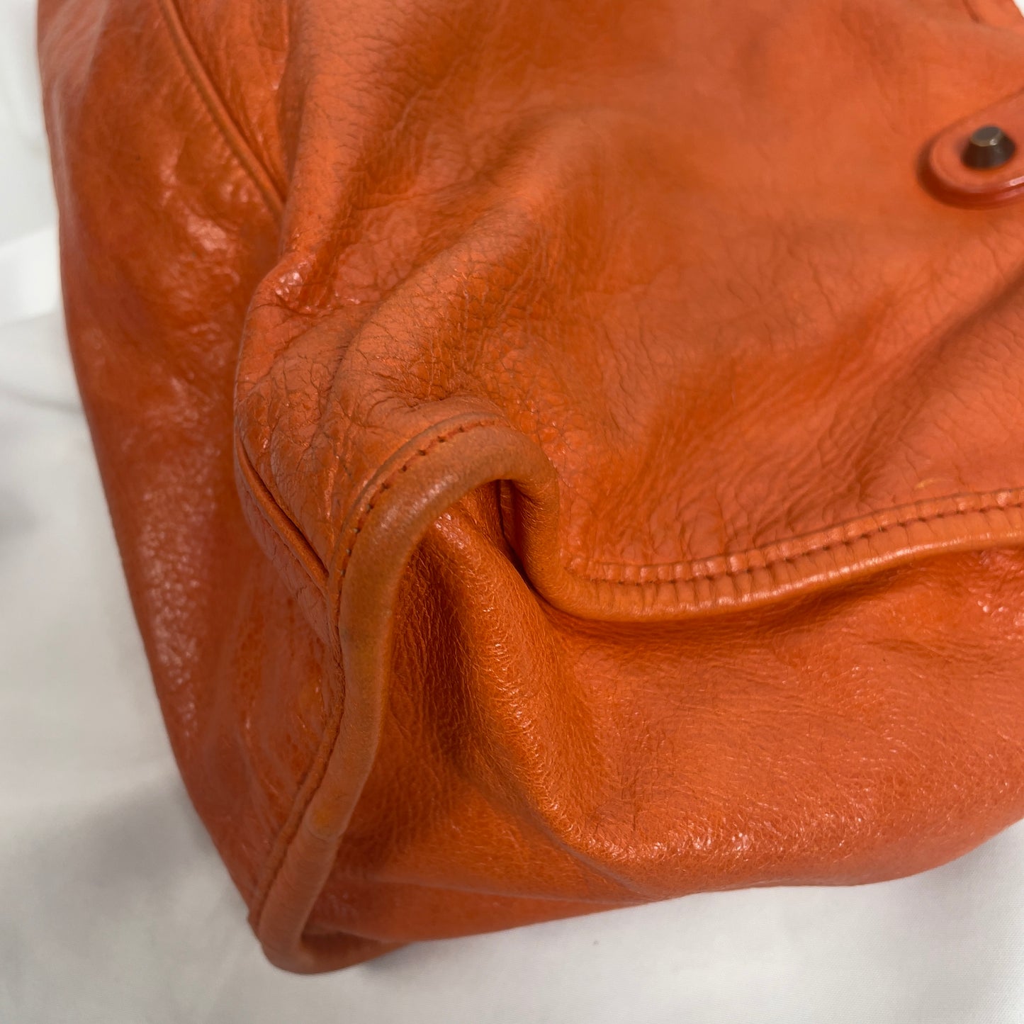 2010 Balenciaga city bag orange