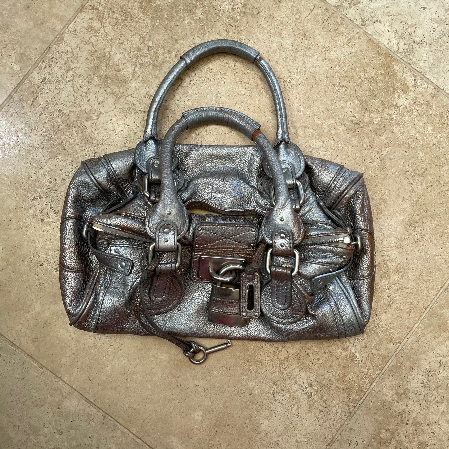 Chloe 2006 production Paddington in chrome silver