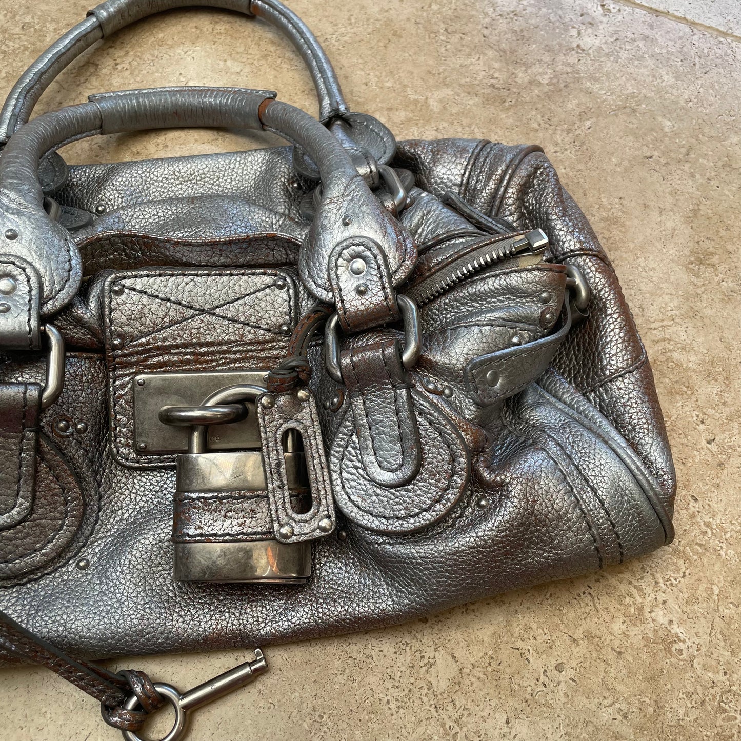 Chloe 2006 production Paddington in chrome silver