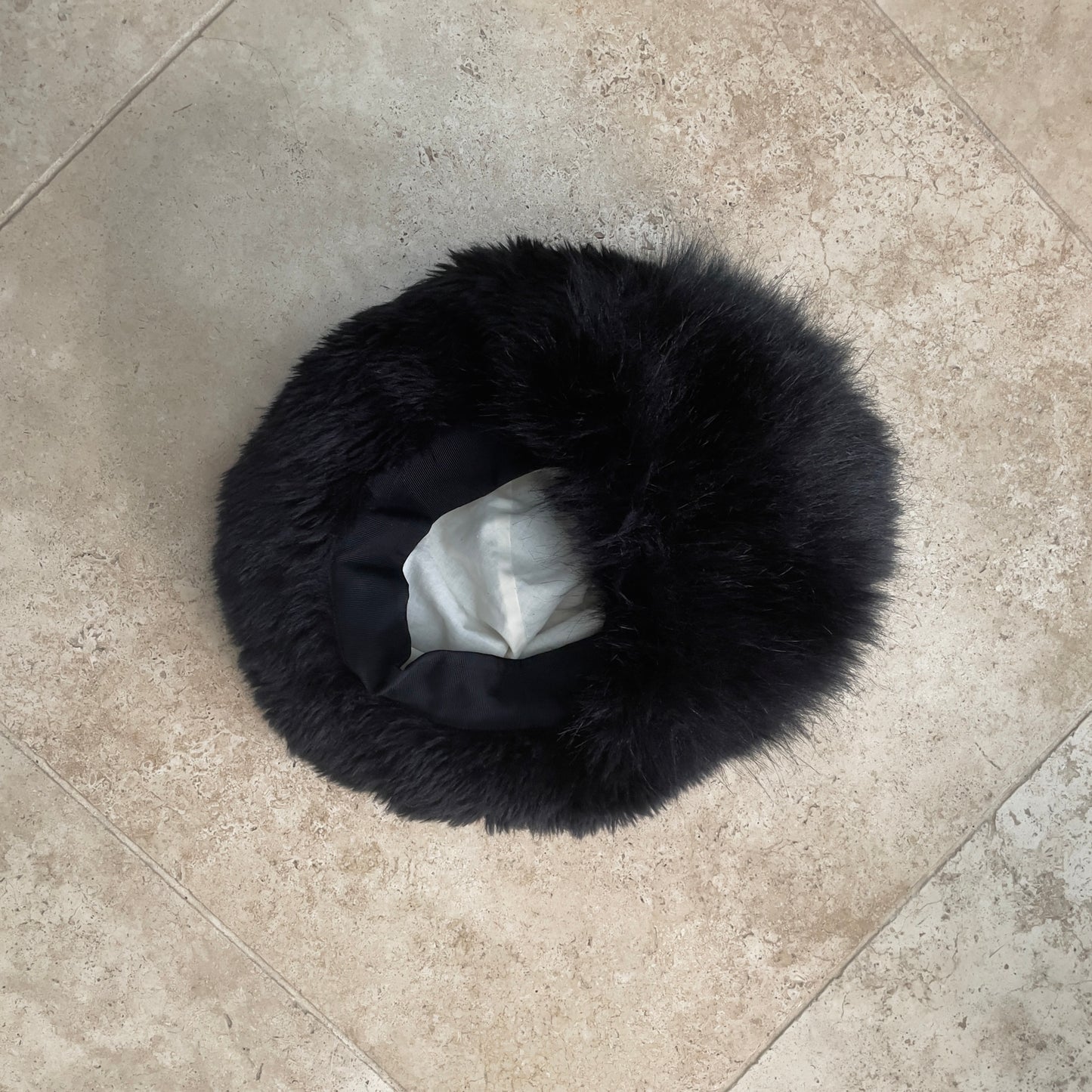 Junya watanabe circa 90-Y2K faux fur hat