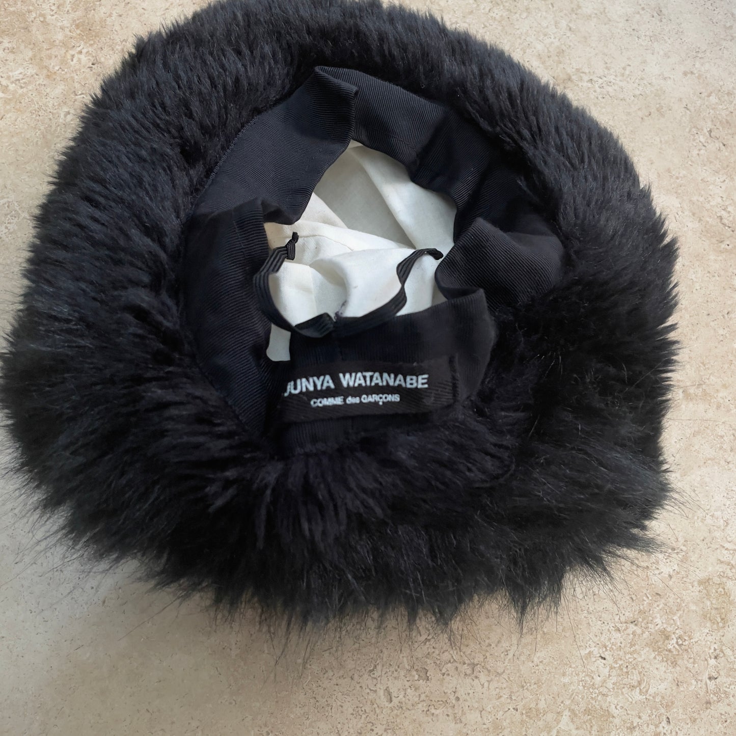 Junya watanabe circa 90-Y2K faux fur hat