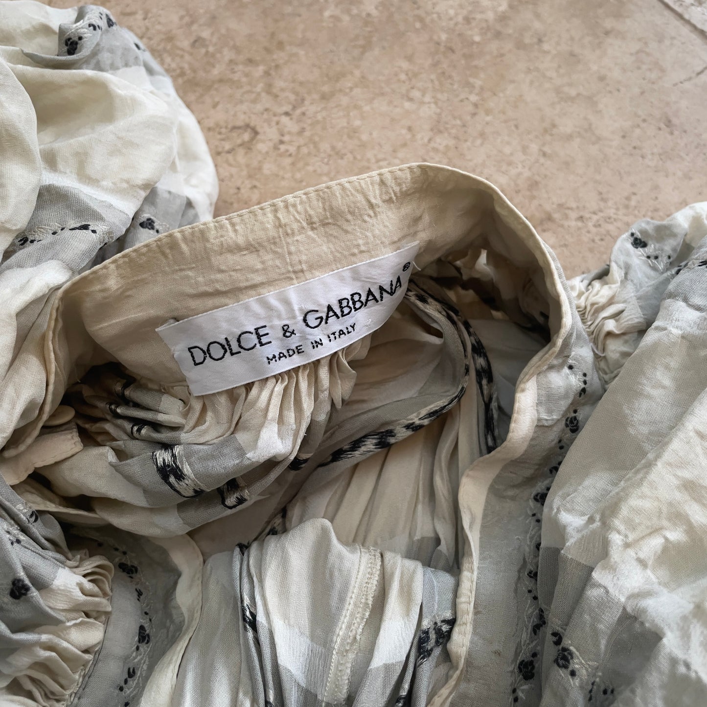 Dolce & Gabbana 90’s bustle skirt