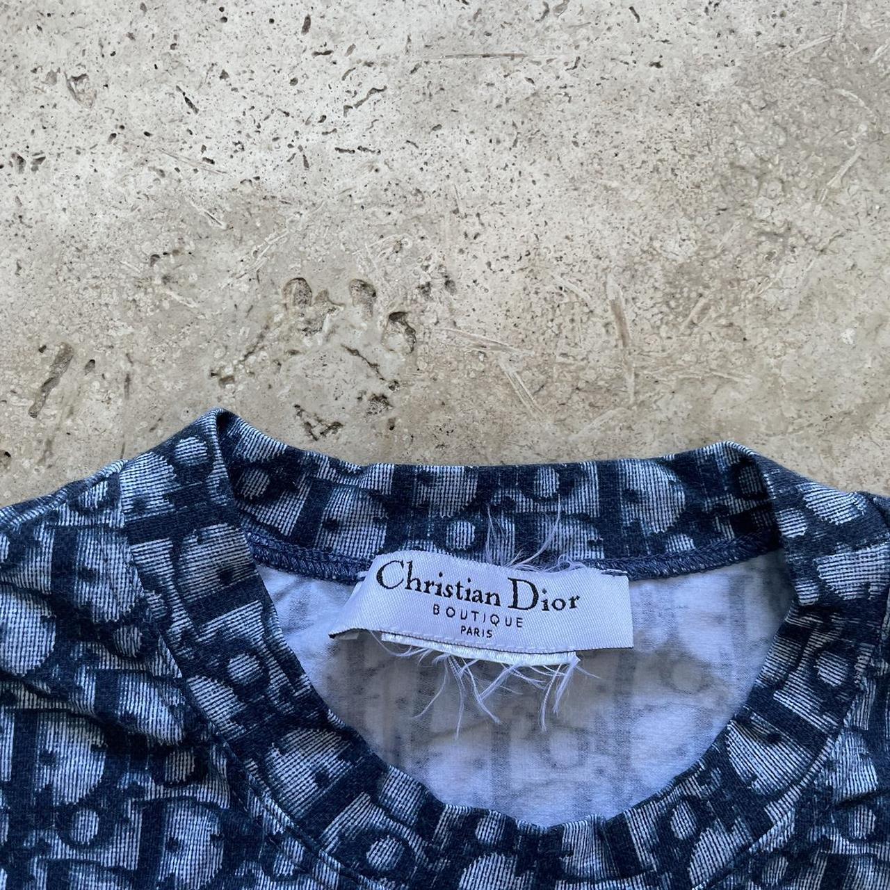 Dior "Jadore Dior" blue trotter shirt (S-M)