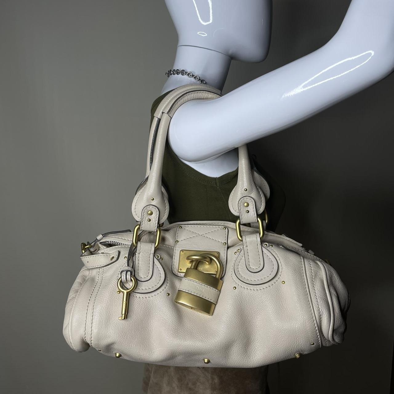 RESERVED FOR LAUREN STOKOE Chloe 2012 Paddington bag in OFF-WHITE