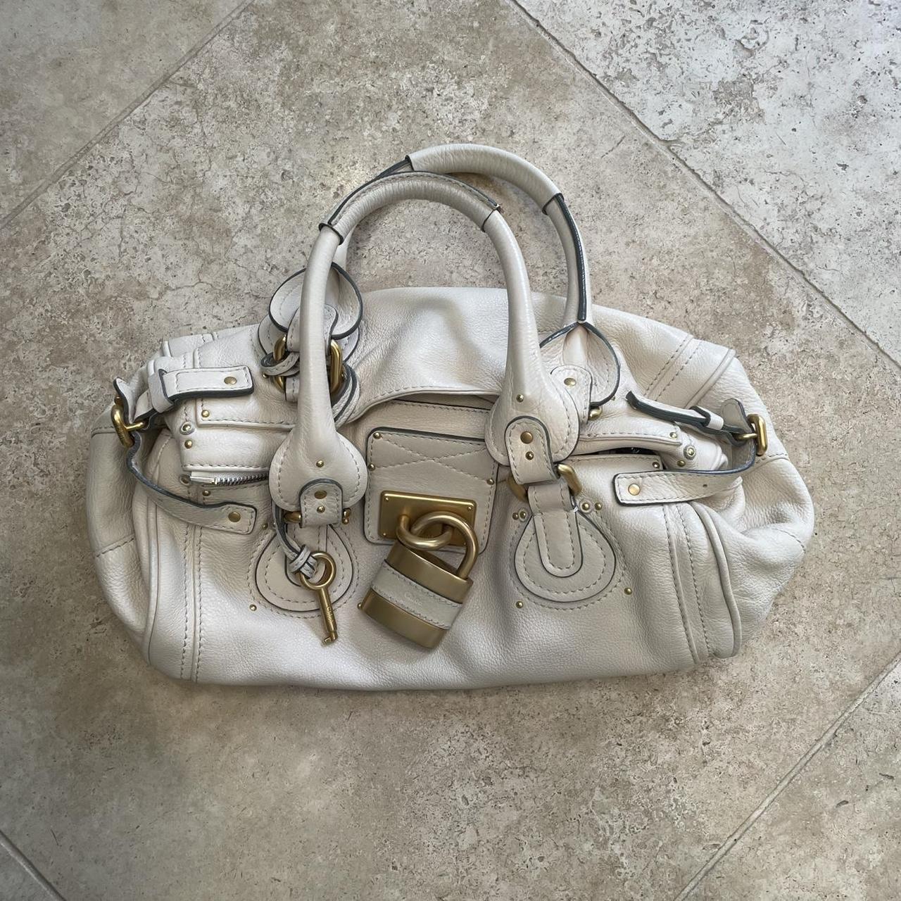 RESERVED FOR LAUREN STOKOE Chloe 2012 Paddington bag in OFF-WHITE