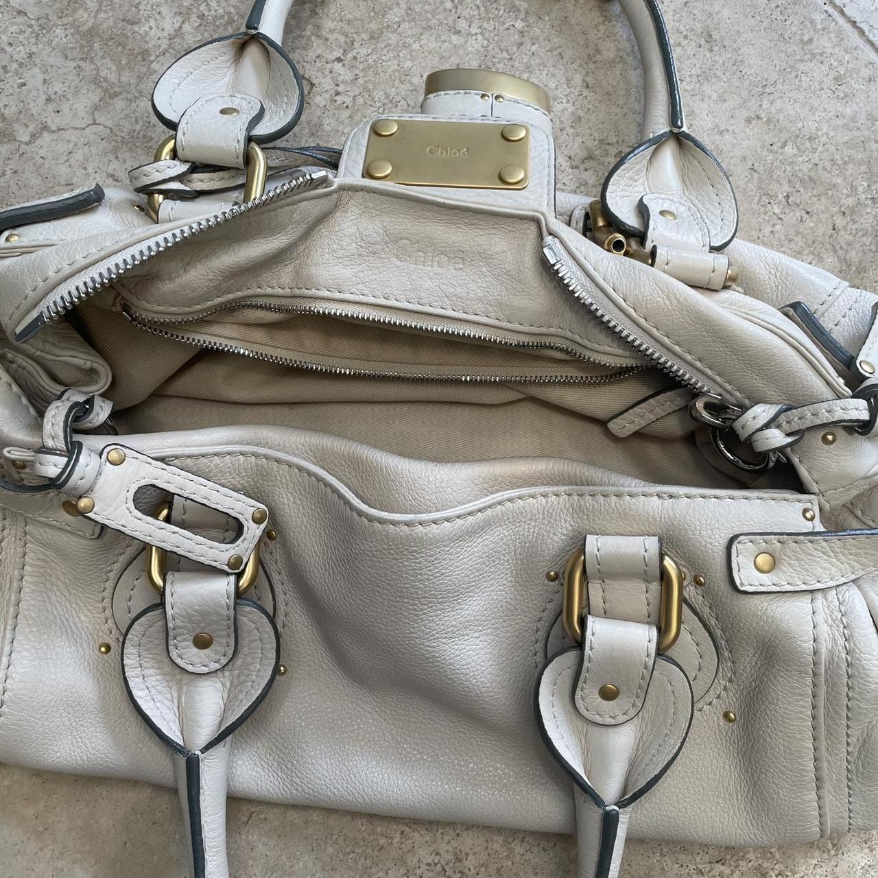 RESERVED FOR LAUREN STOKOE Chloe 2012 Paddington bag in OFF-WHITE