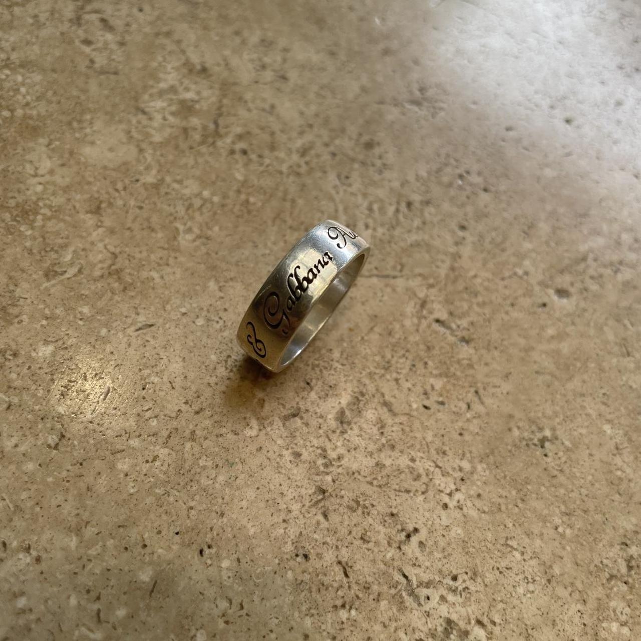 Dolce and Gabbana 925 sterling silver ring