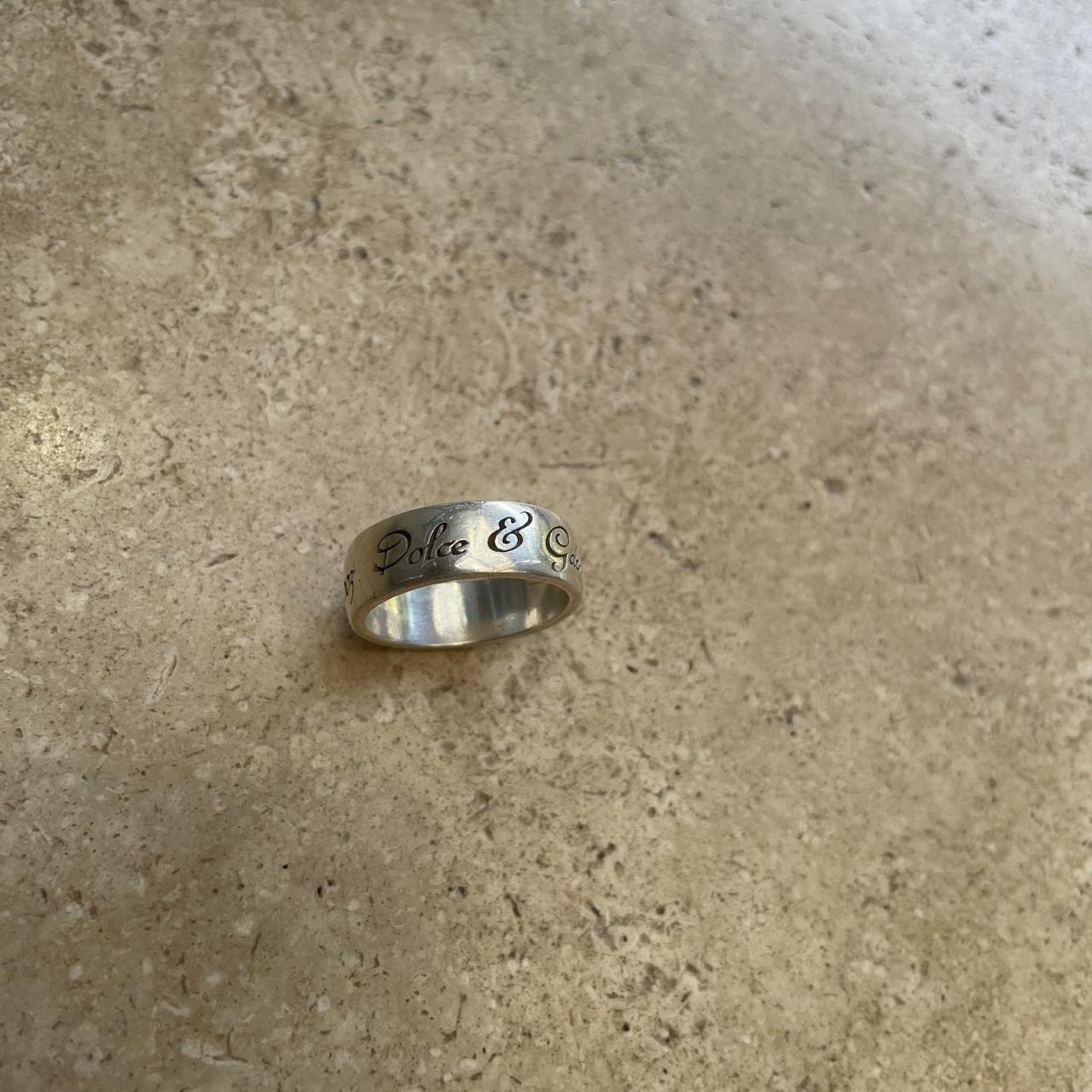 Dolce and Gabbana 925 sterling silver ring