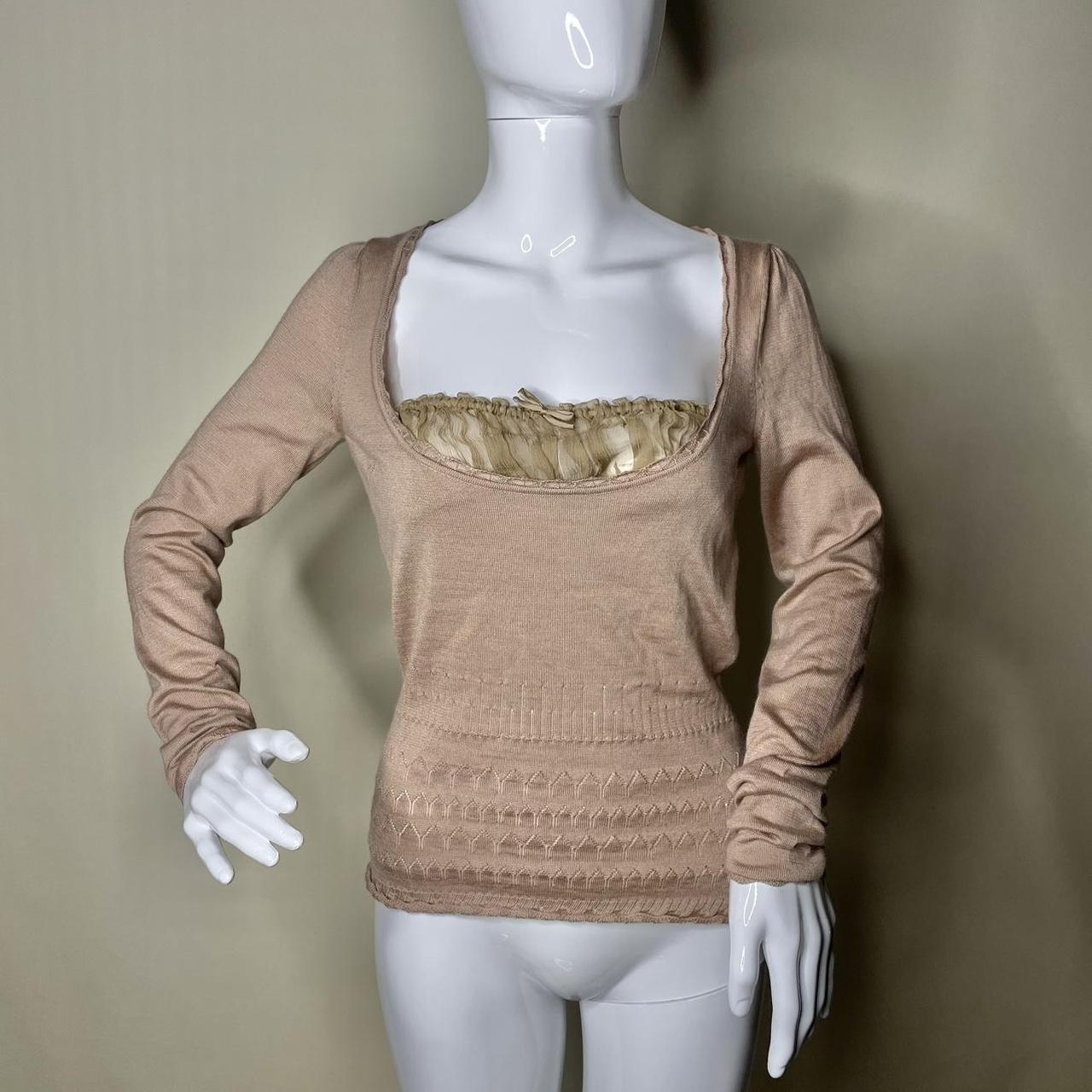 RARE*✨ Dolce & Gabbana milkmaid top with a silk bust!