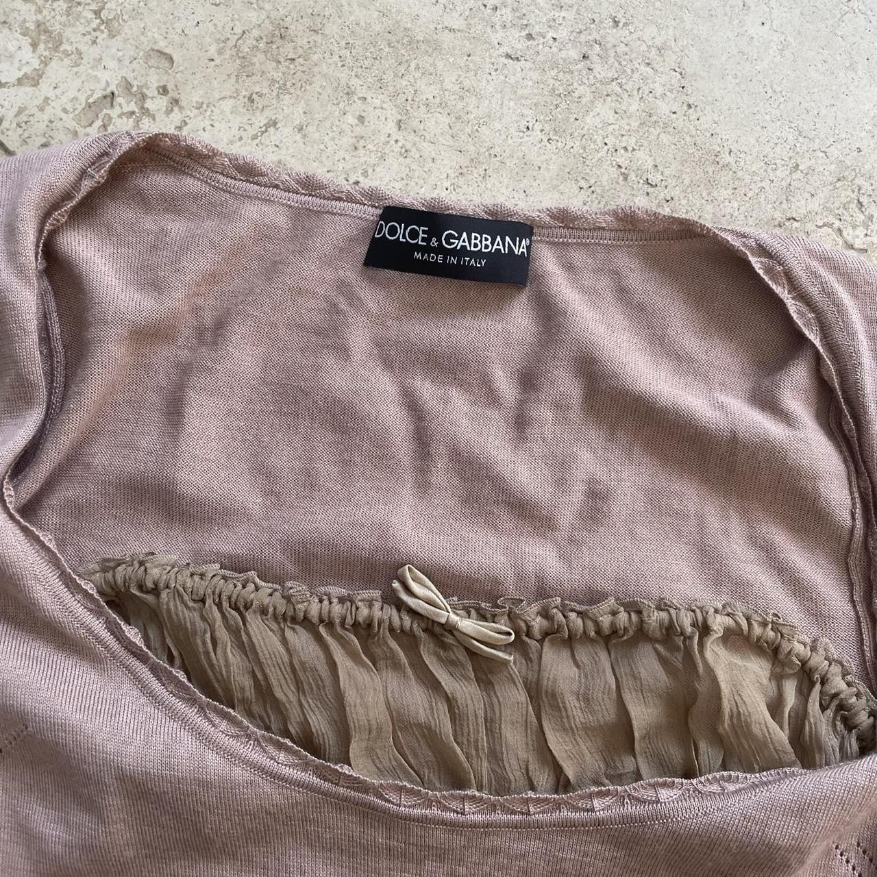 RARE*✨ Dolce & Gabbana milkmaid top with a silk bust!