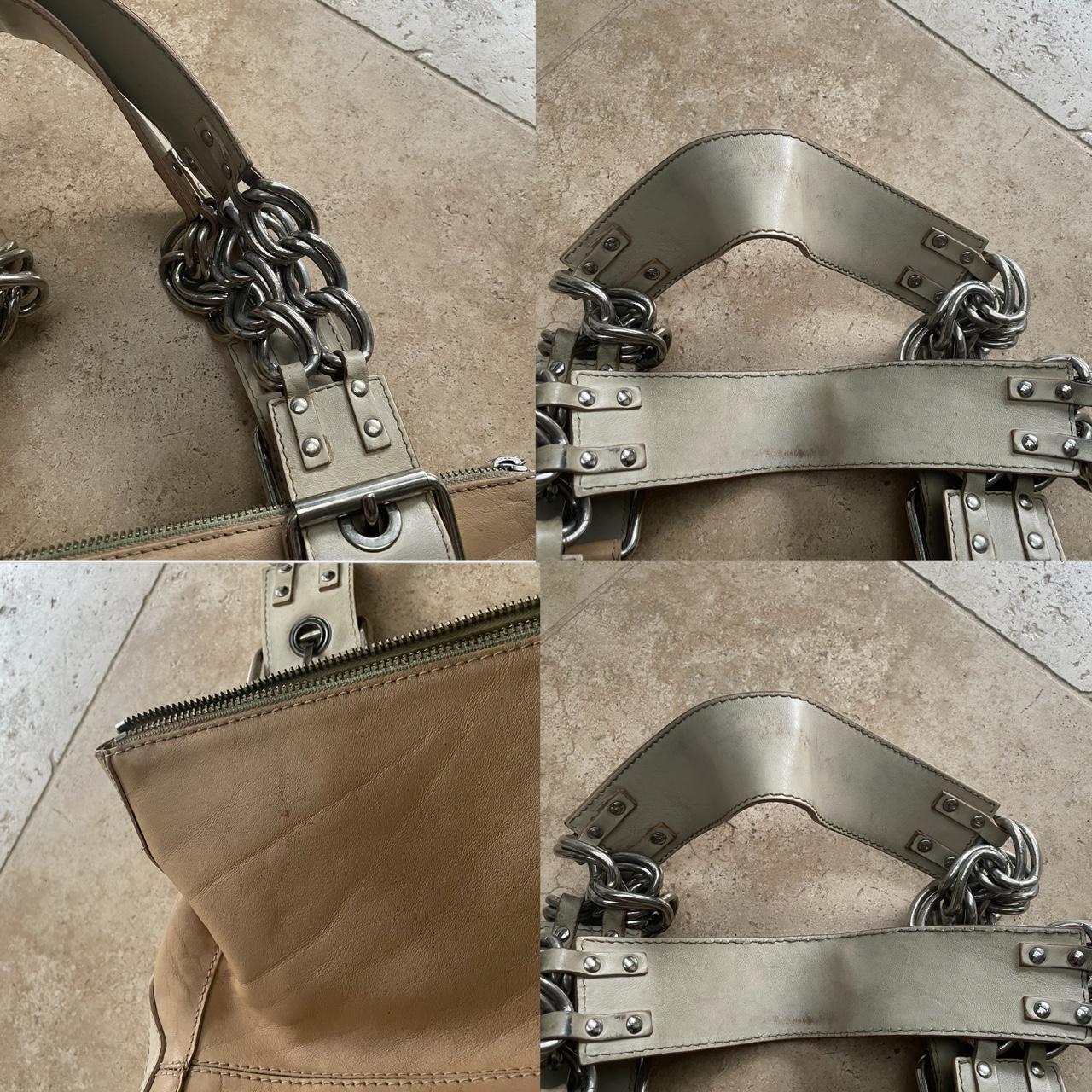 Chloe chain double zip camera bag