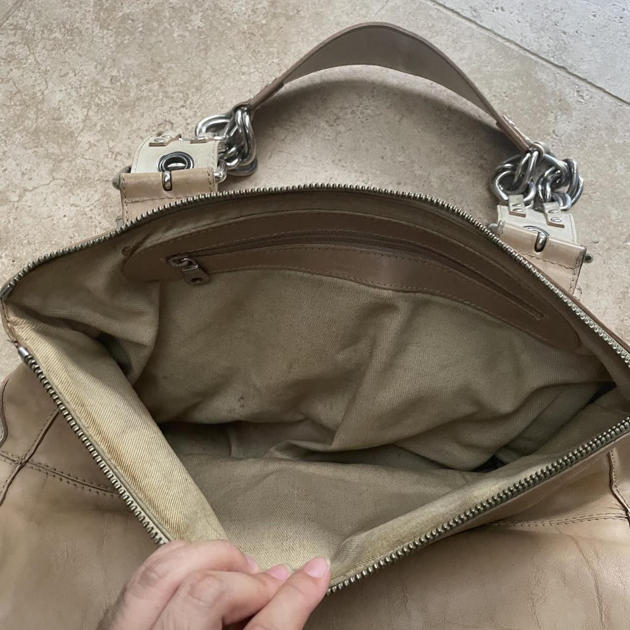 Chloe chain double zip camera bag