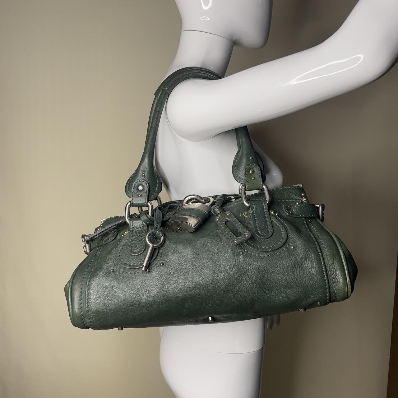 RESERVED FOR HCVINTAGESHOP. DO NOT PURCHASE. Chloe 2008 Paddington bag in RARE* ✨ green x silver hardware