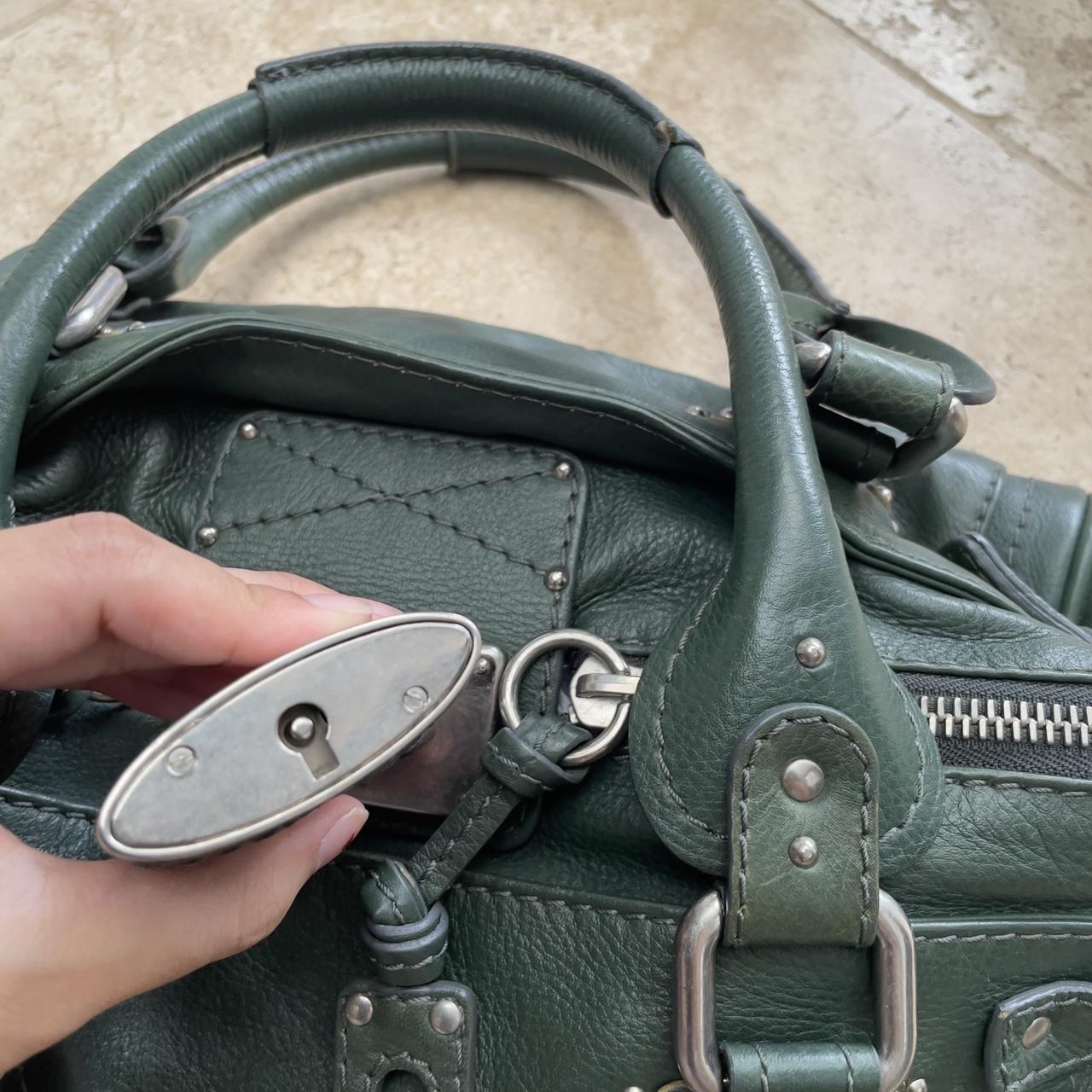 RESERVED FOR HCVINTAGESHOP. DO NOT PURCHASE. Chloe 2008 Paddington bag in RARE* ✨ green x silver hardware