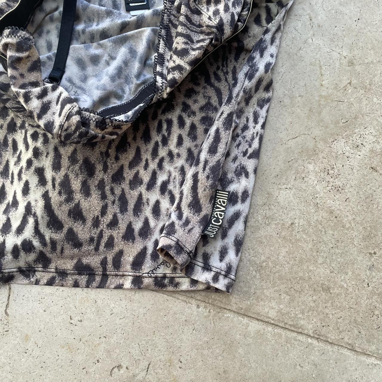 Roberto Cavalli animal print top (S)