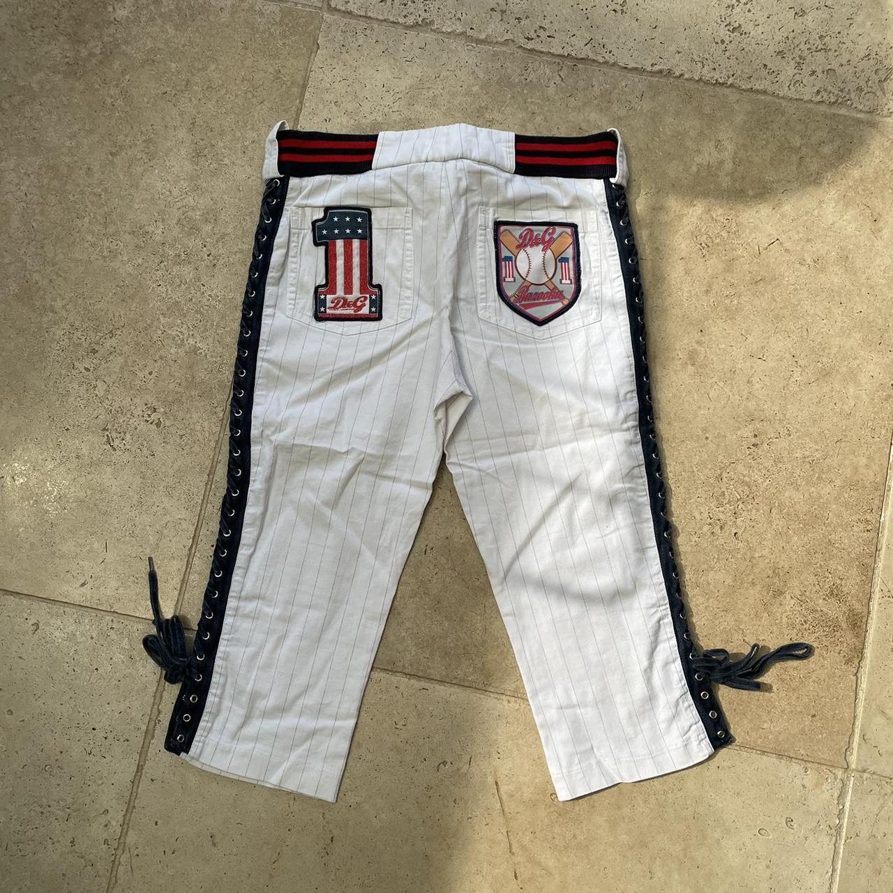 Dolce and Gabbana D&G baseball capri pants (S)