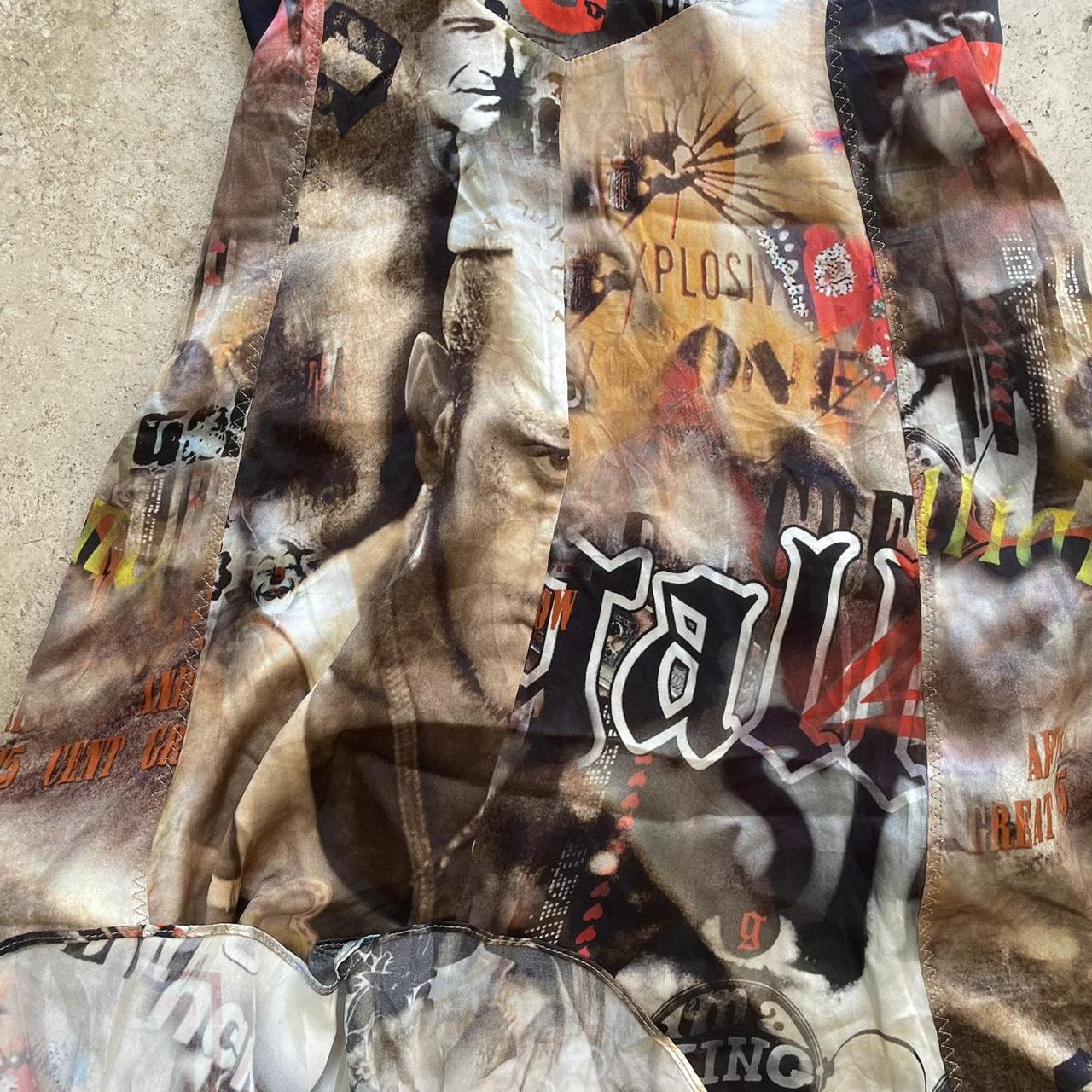 John Galliano Y2K era “I’m a king” silk midi dress