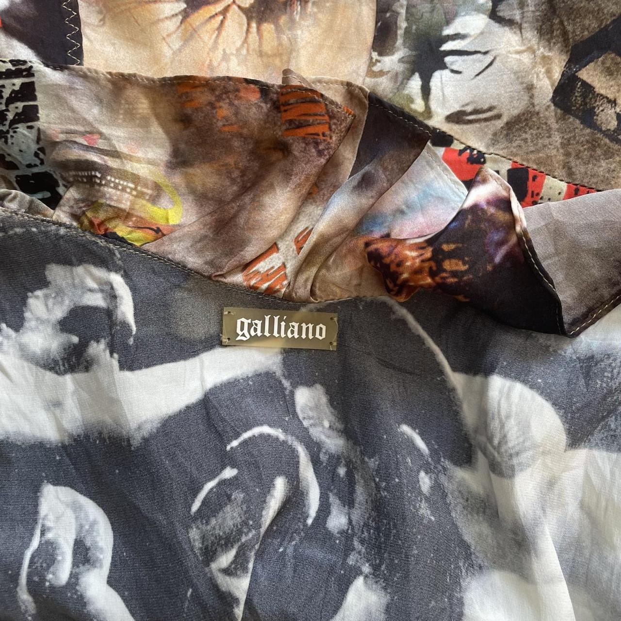 John Galliano Y2K era “I’m a king” silk midi dress
