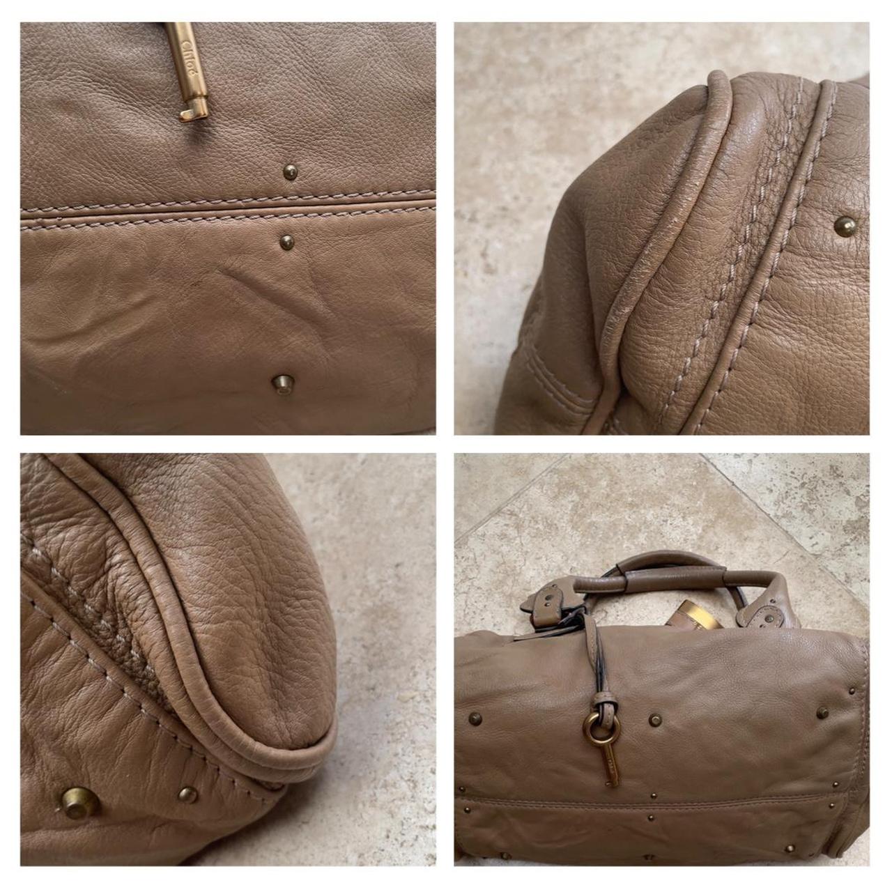 Chloe 2008 Paddington bag in dark beige.
