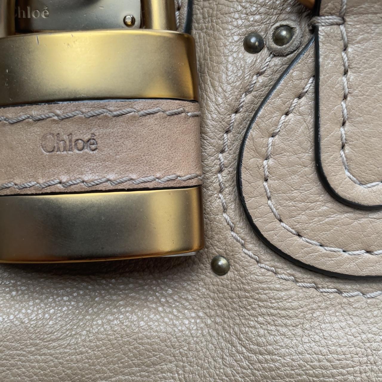 Chloe 2008 Paddington bag in dark beige.