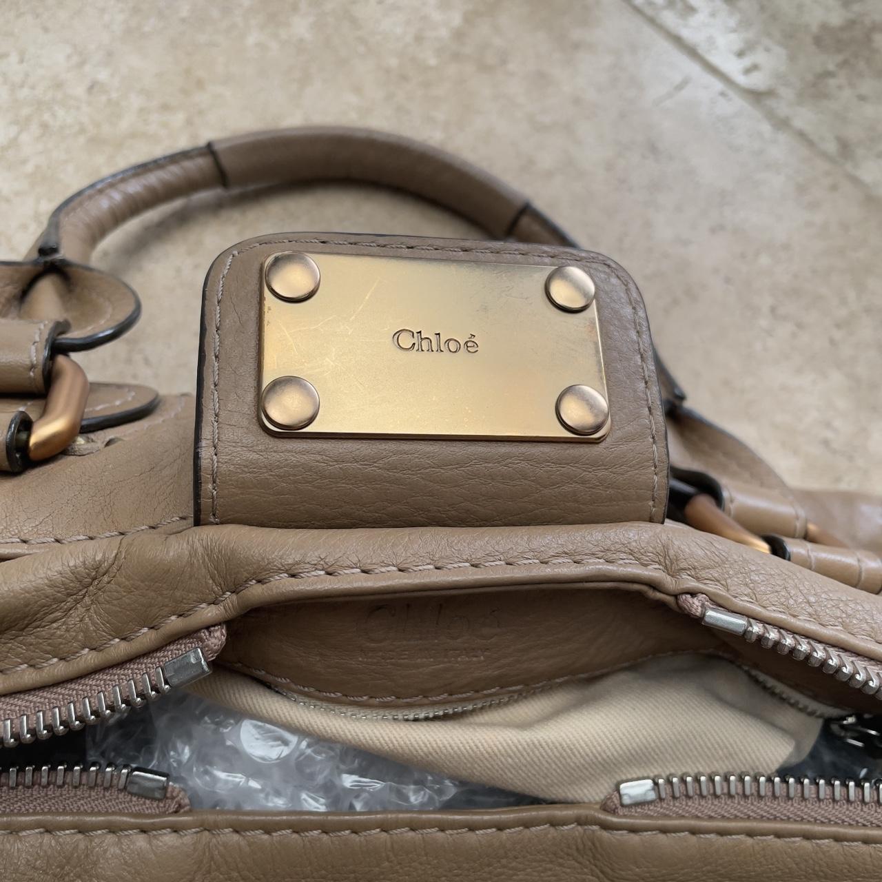 Chloe 2008 Paddington bag in dark beige.
