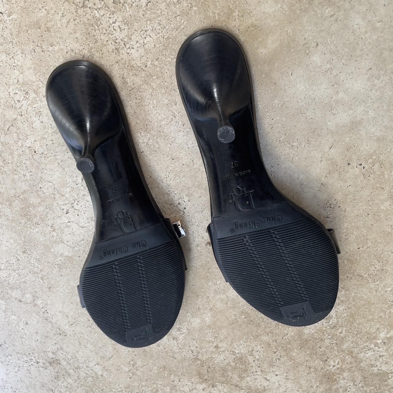 Dior lock and key heels in black (EU 37 runs small)