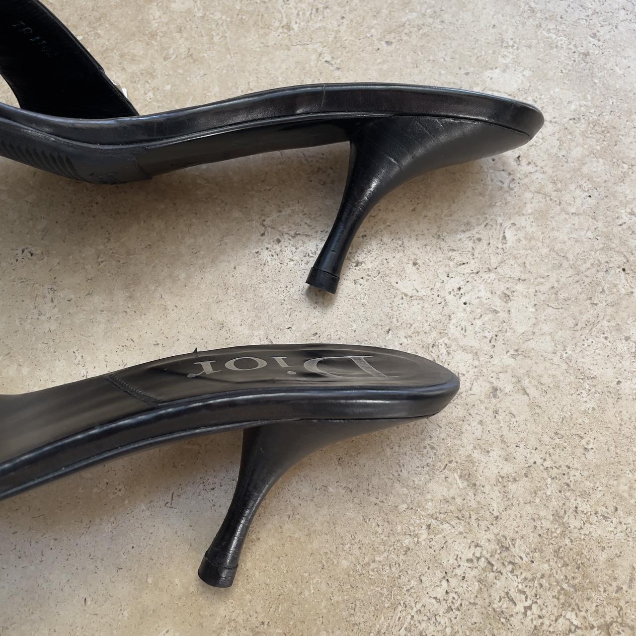 Dior lock and key heels in black (EU 37 runs small)