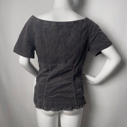 MIU MIU corduroy blouse (S-M)