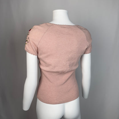 Moschino floral knit top (IT46)