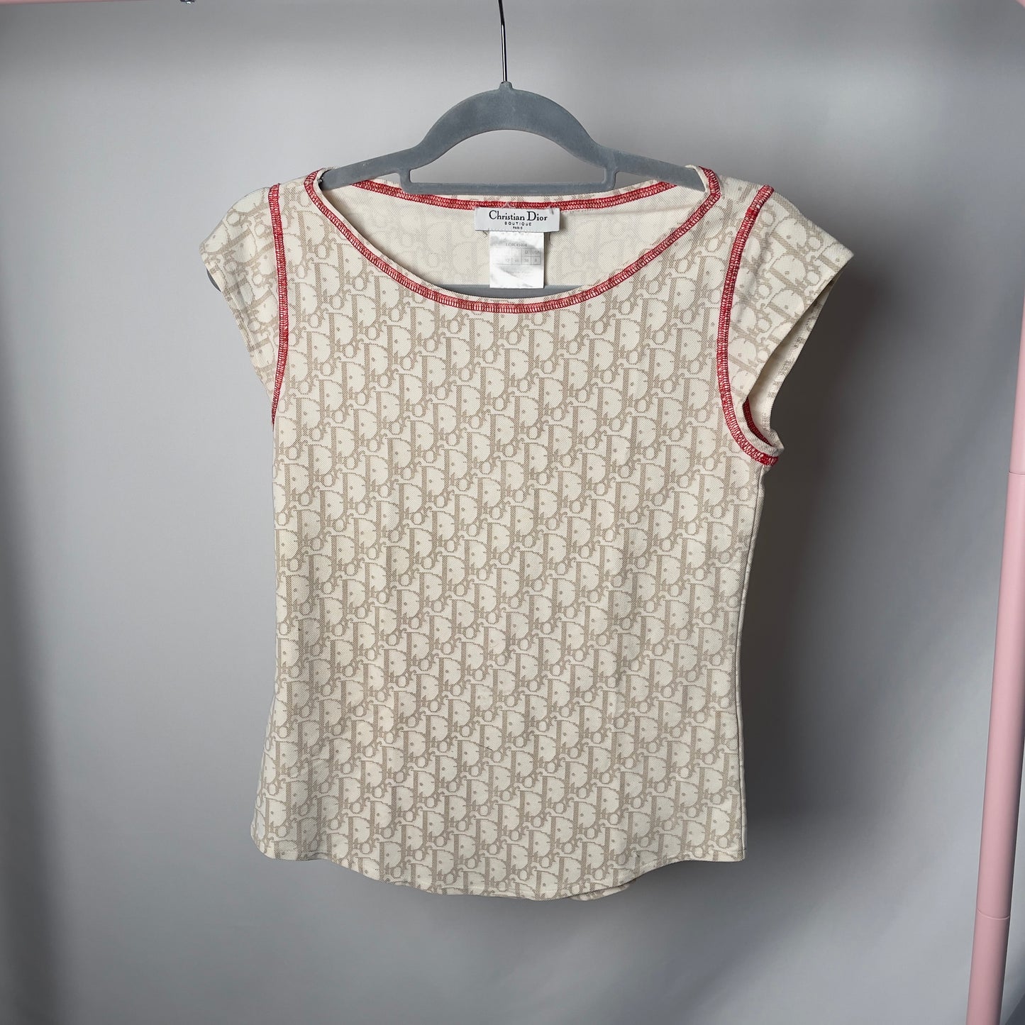 DIOR trotter monogram shirt (S/M)