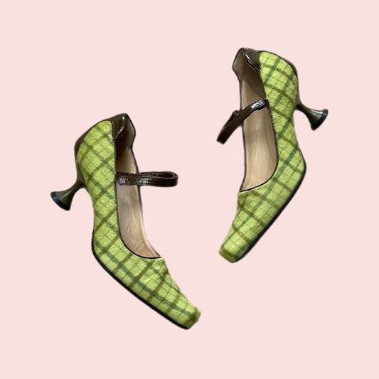 Miu Miu pony hair FW 1999 heels