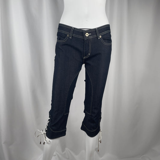 Dolce and Gabbana laced up capris