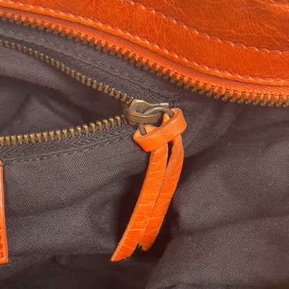 2010 Balenciaga city bag orange