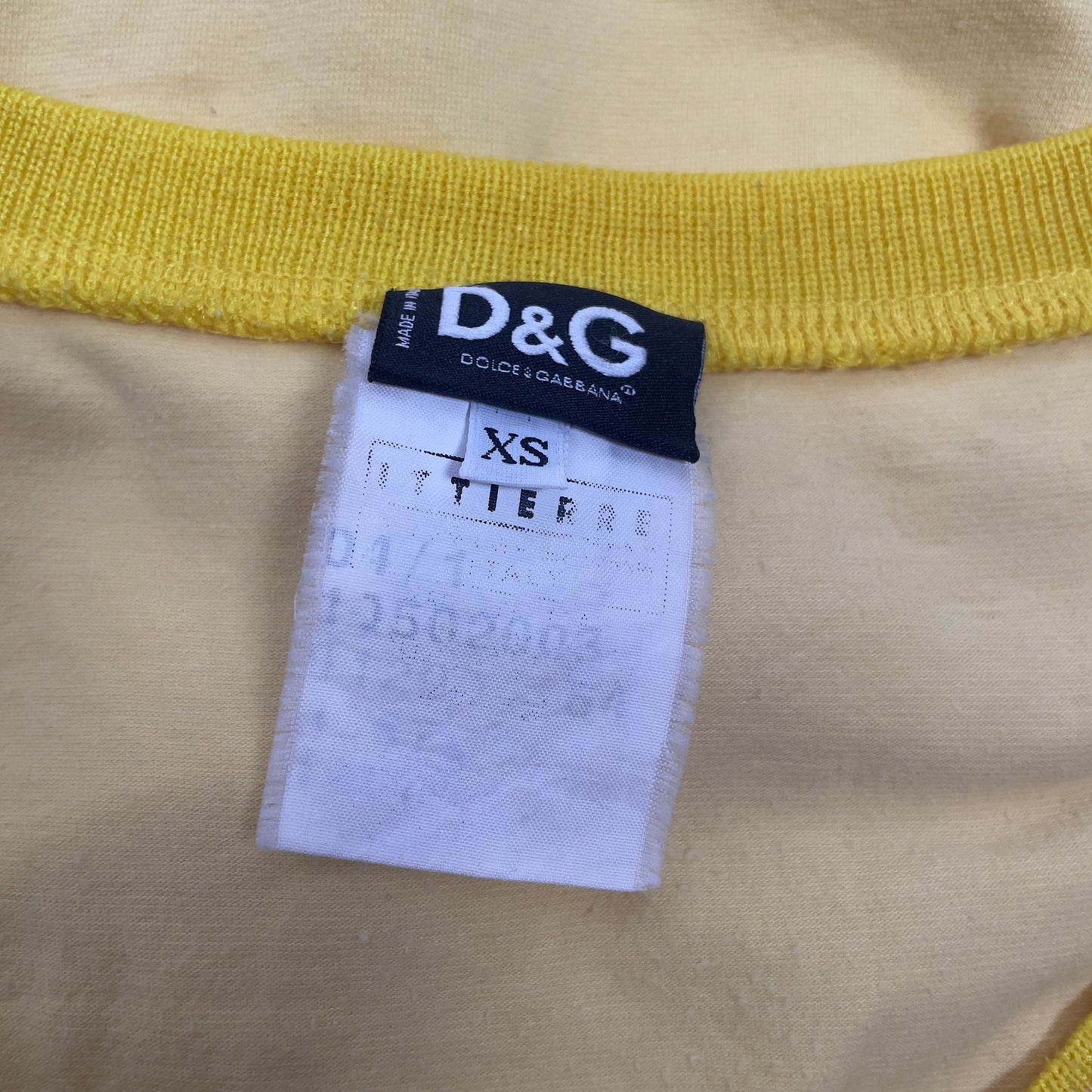 D&G "Hedonist" v-neck top (XS)