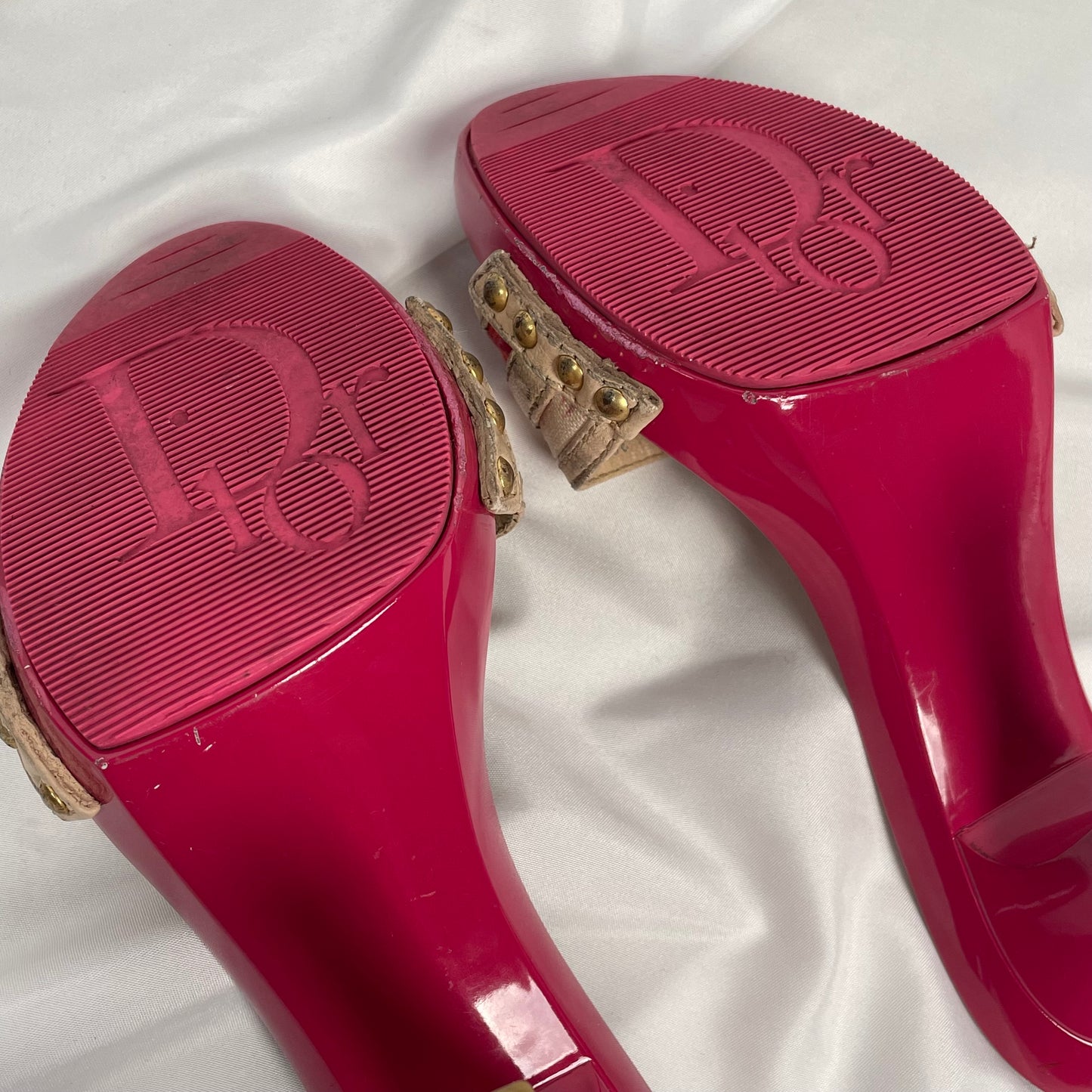 Dior cheetah print dior charm heels EU 36 1/2