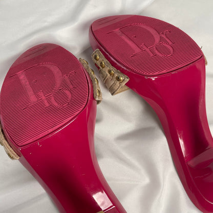 Dior cheetah print dior charm heels EU 36 1/2