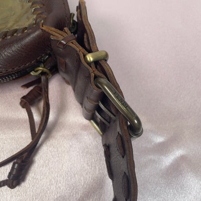 Fendi copper plate oyster bag