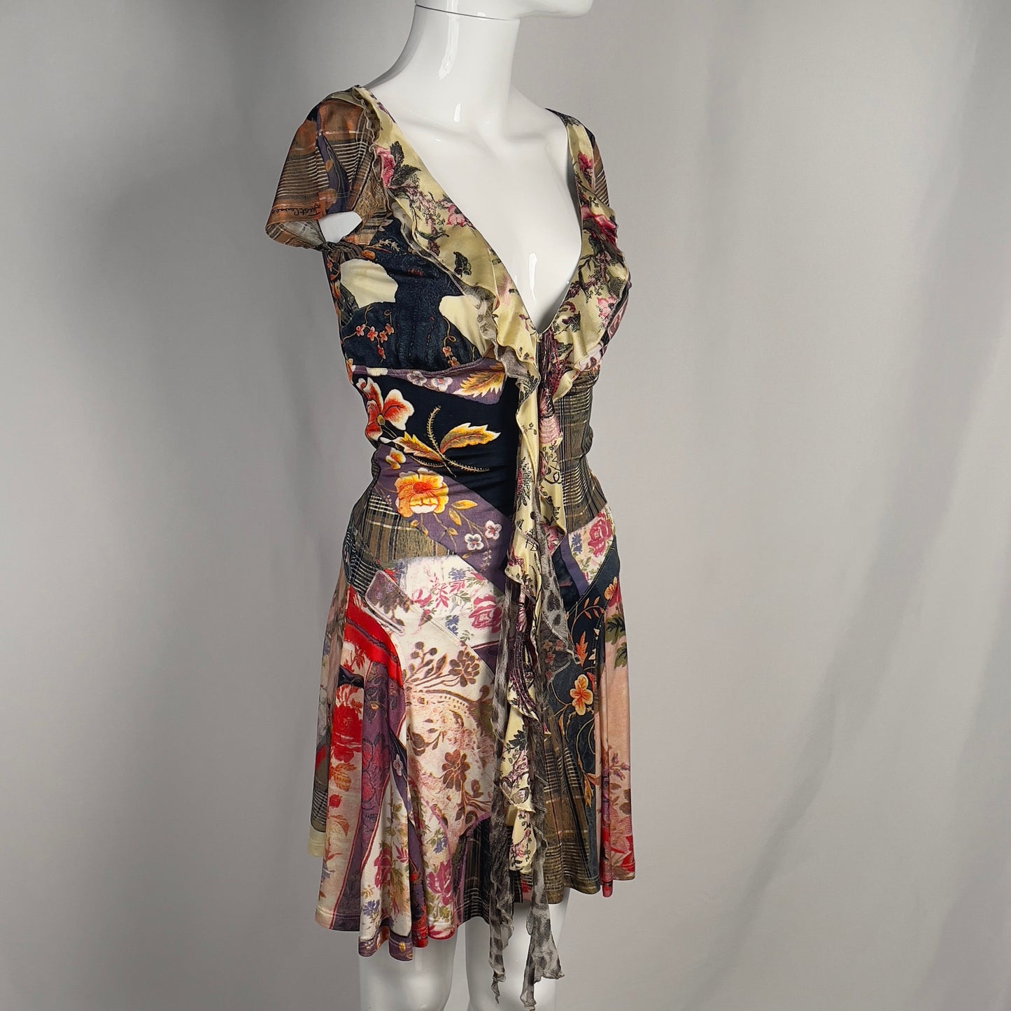 Just cavalli patchwork dress