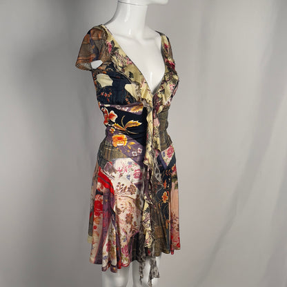 Just cavalli patchwork dress