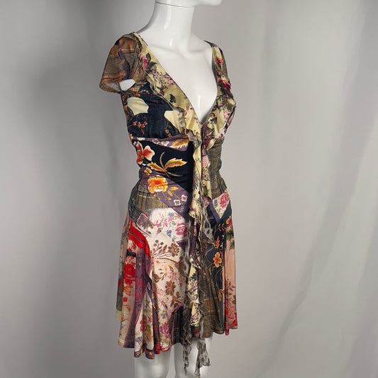 Just cavalli patchwork dress